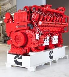 The first 3.5 MW, QSK95 Series high-horsepower generator sets