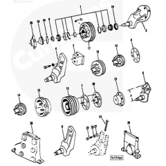 Genuine NT855 QSX15 ISX seal oil 3062393 200307 fan hub parts