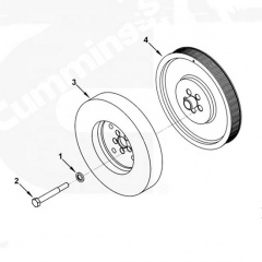 DCEC 6CT8.3 3967014 damper viscous vibration engine heavy truck parts