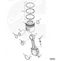 DCEC Rod Engine Connecting C3901383 6CT8.3 engine parts