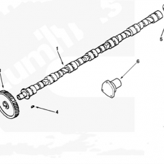 Chongqing NTA855 engine camshaft 3801668 spare parts