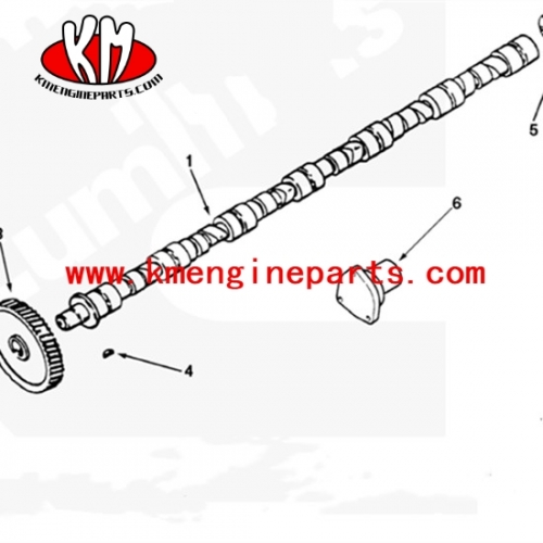 Chongqing NTA855 engine camshaft 3801668 spare parts