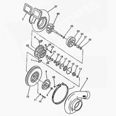 CCEC 4025016 3801723 3801579 turbocharger kit KTA50 engine parts