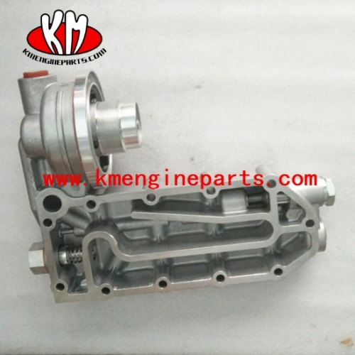 Dong Feng 4936582 5475712 Lubricating Oil Filter Head 6CT engine parts