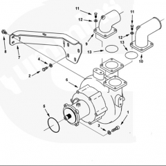 Chongqing 3393018 4314820 Sea Water Pump KTA38 kta50 engine parts