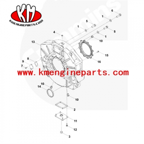 XCEC 3417501 Flywheel Housing ISM11 M11 engine parts