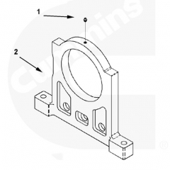 Chongqing 3176012 Front Engine Supply Assembly KTA38 engine parts