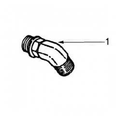 Chongqing nta855 engine parts 203848 elbow male union